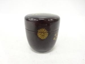 唐松蒔絵　中棗